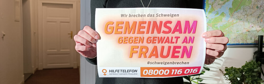 Wir setzen ein Zeichen gegen Gewalt an Frauen Wir setzen ein Zeichen gegen Gewalt an Frauen