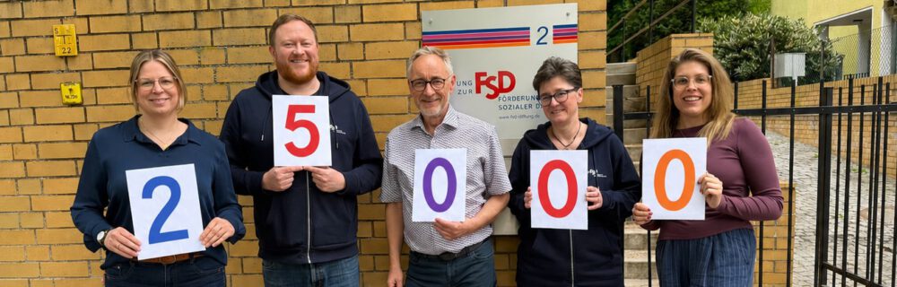 FSD-Stiftung feiert 25 Jahre mit 25.000 Euro für fünf Projekte